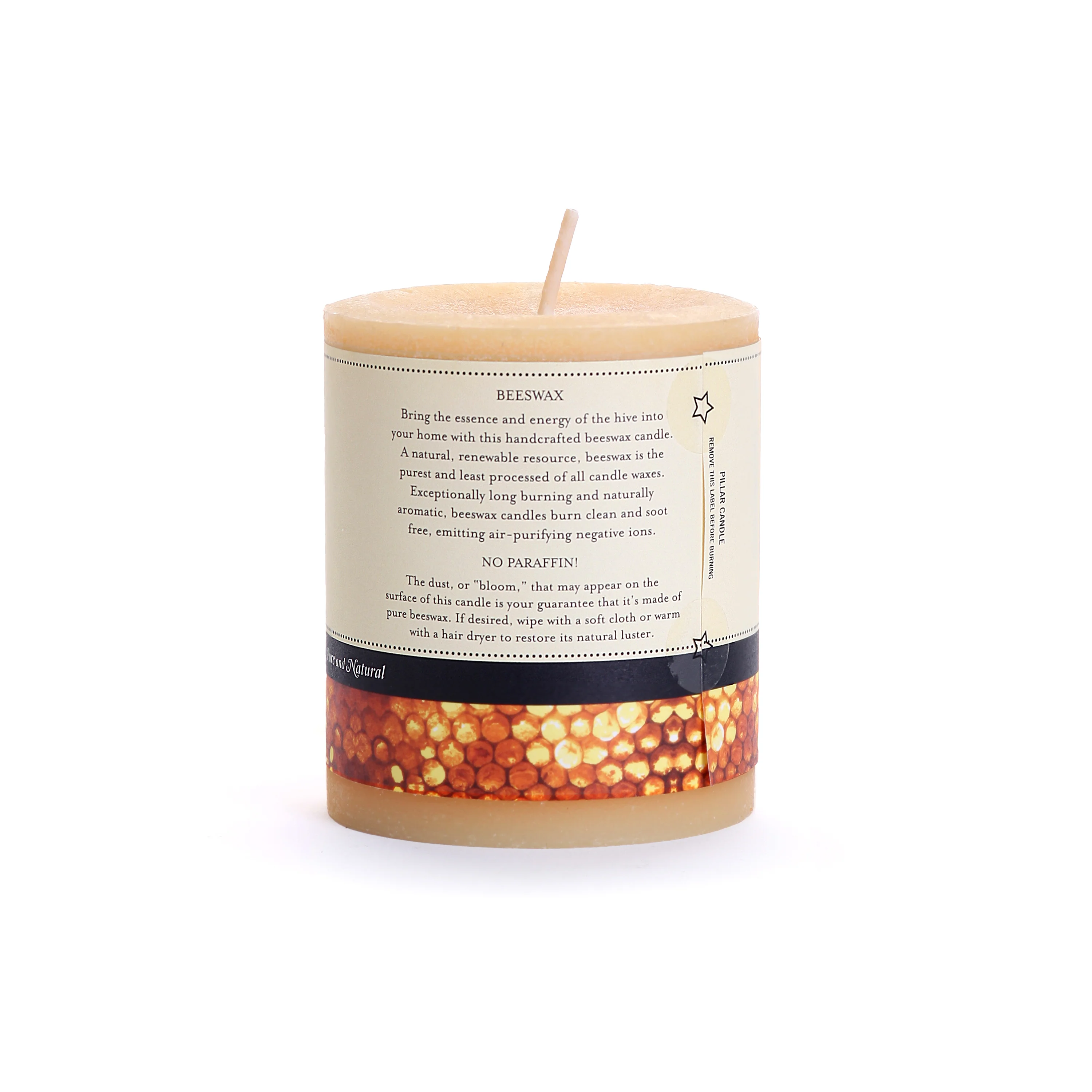 100% Pure Beeswax Pillar Candle - Image 7