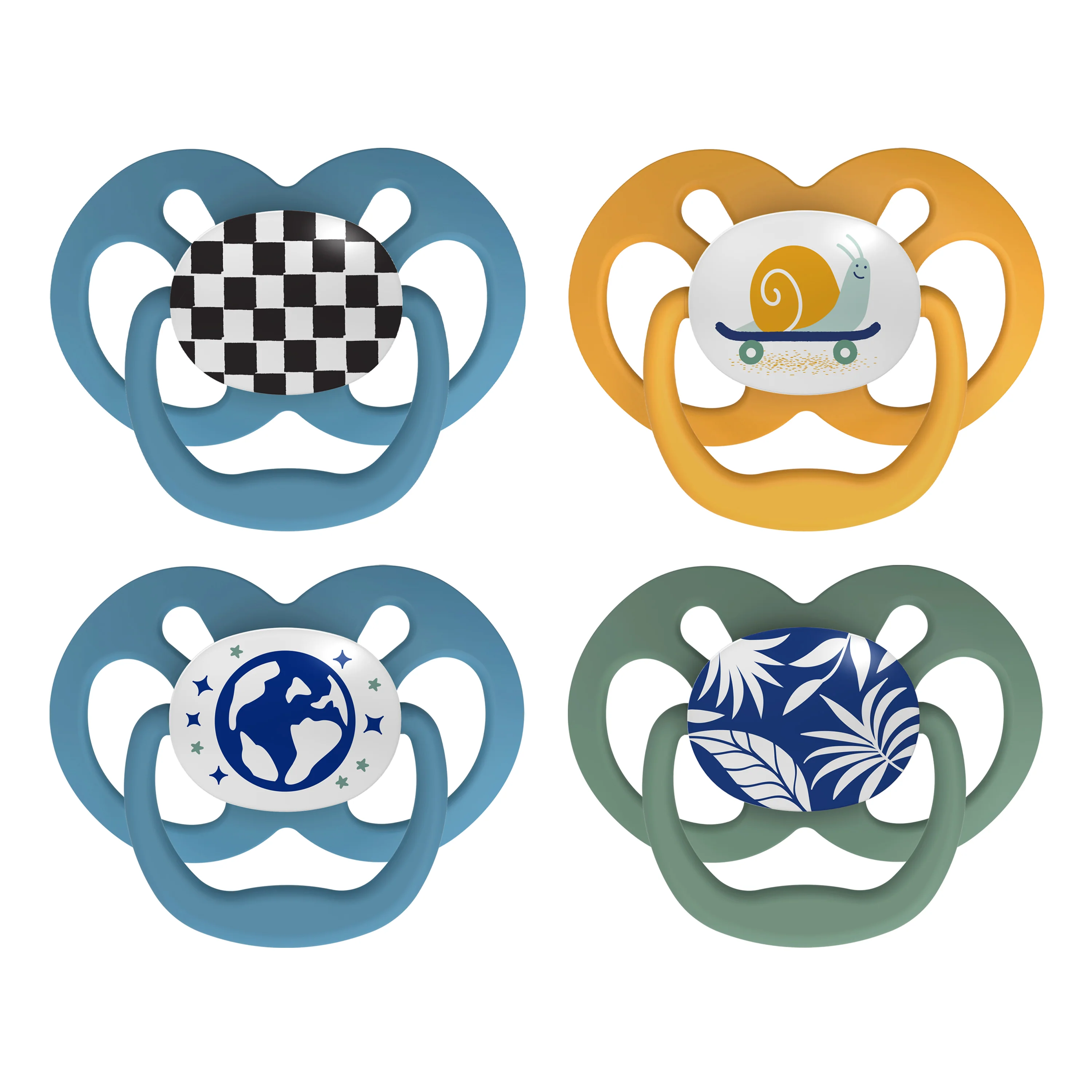 Advantage Glow-in-the-Dark Baby Pacifier, Stage 2, Fully Symmetrical Soother with Soft Silicone Bulb