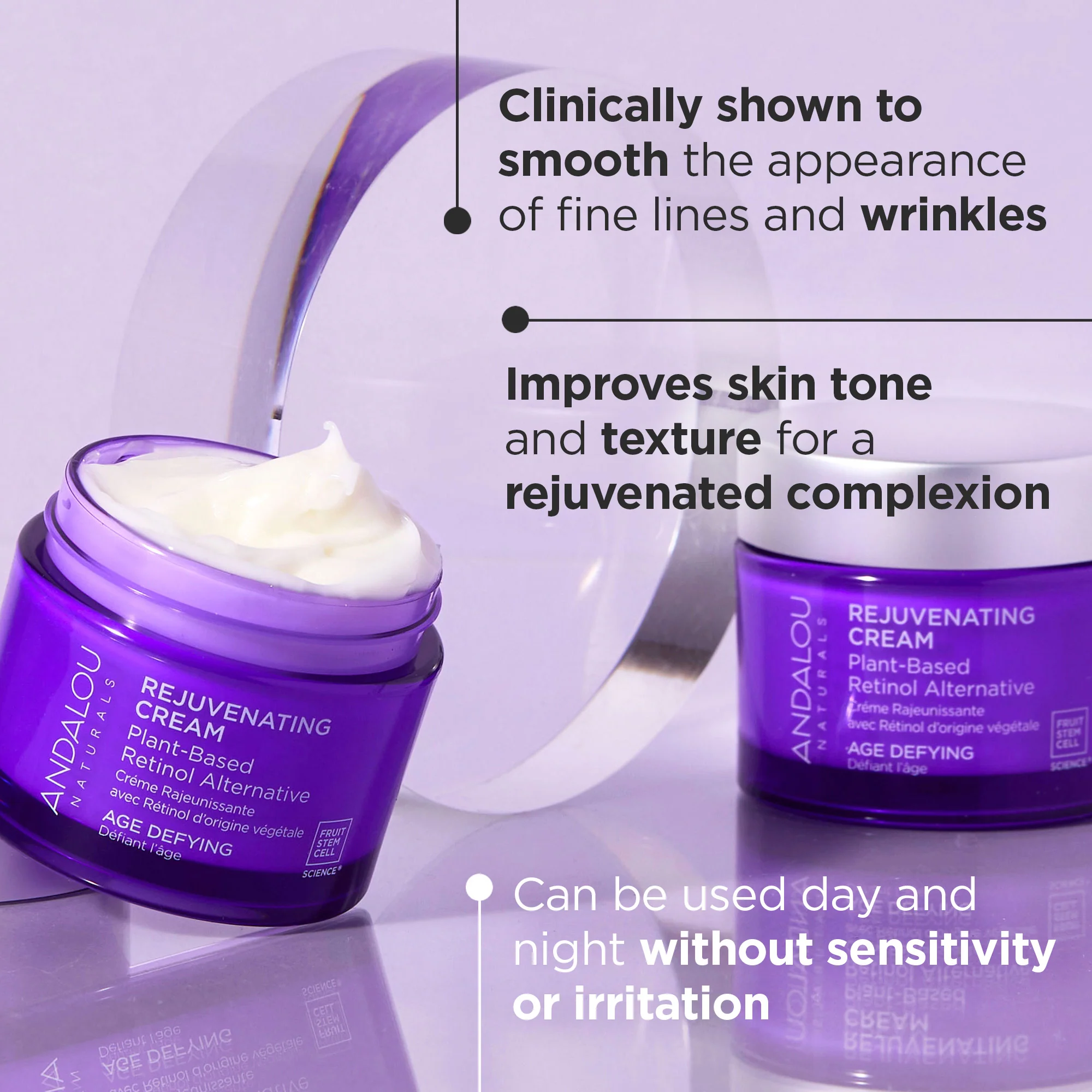 Age Defying Rejuvenating Retinol Alternative Cream - Image 4