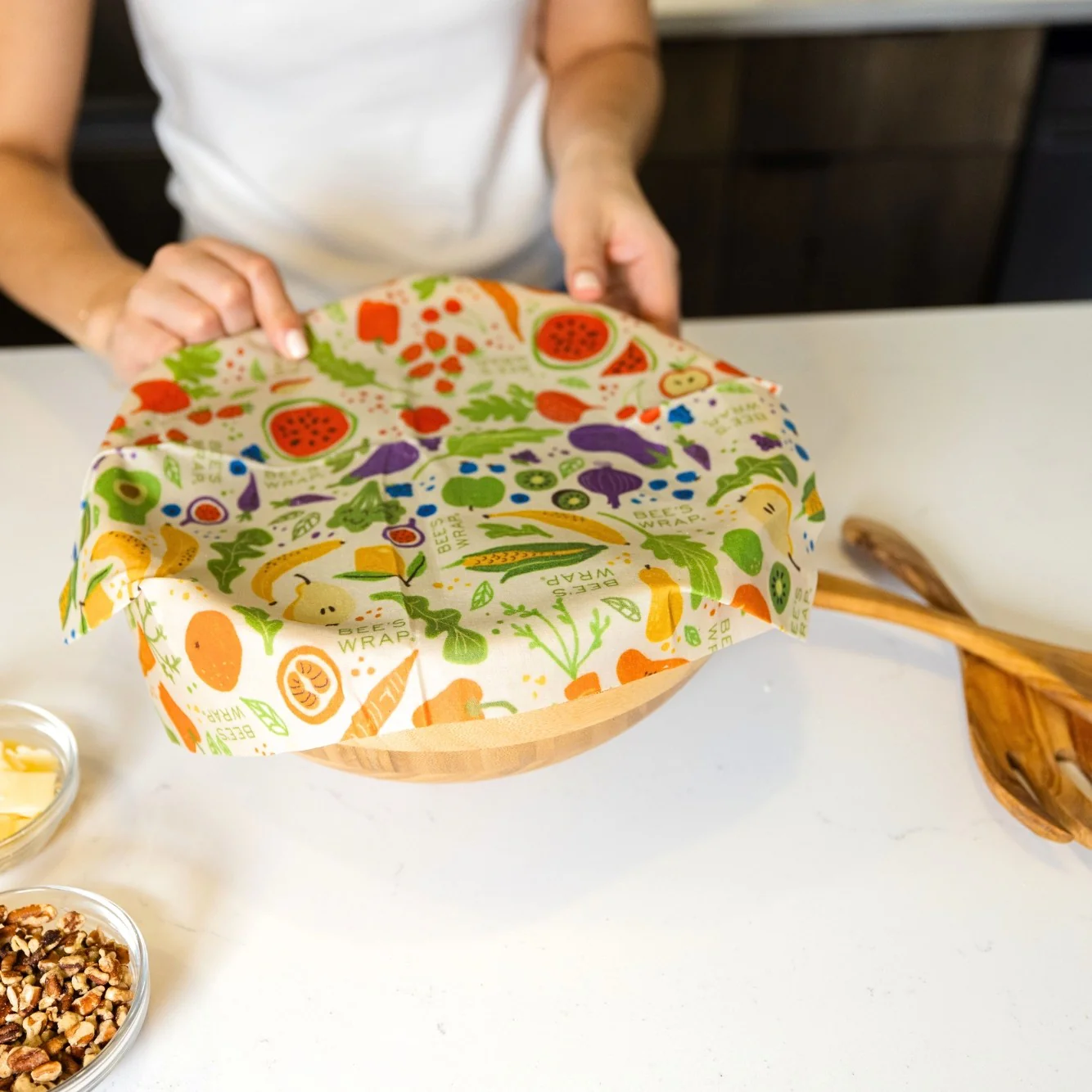 Reusable Beeswax Food Wraps – Assorted 5 Pack - Image 3