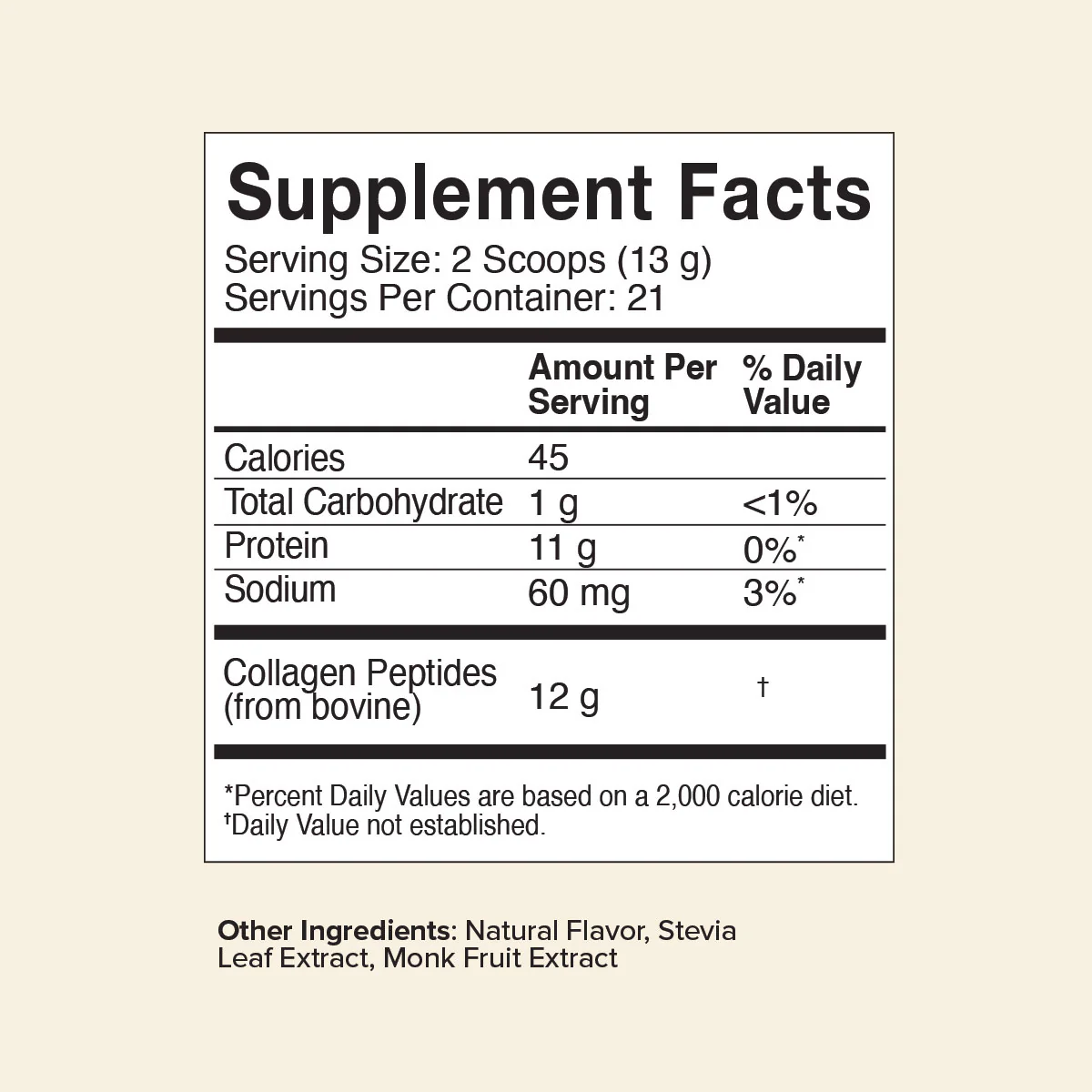 Bovine Collagen Peptides Powder, Flavored - Image 2