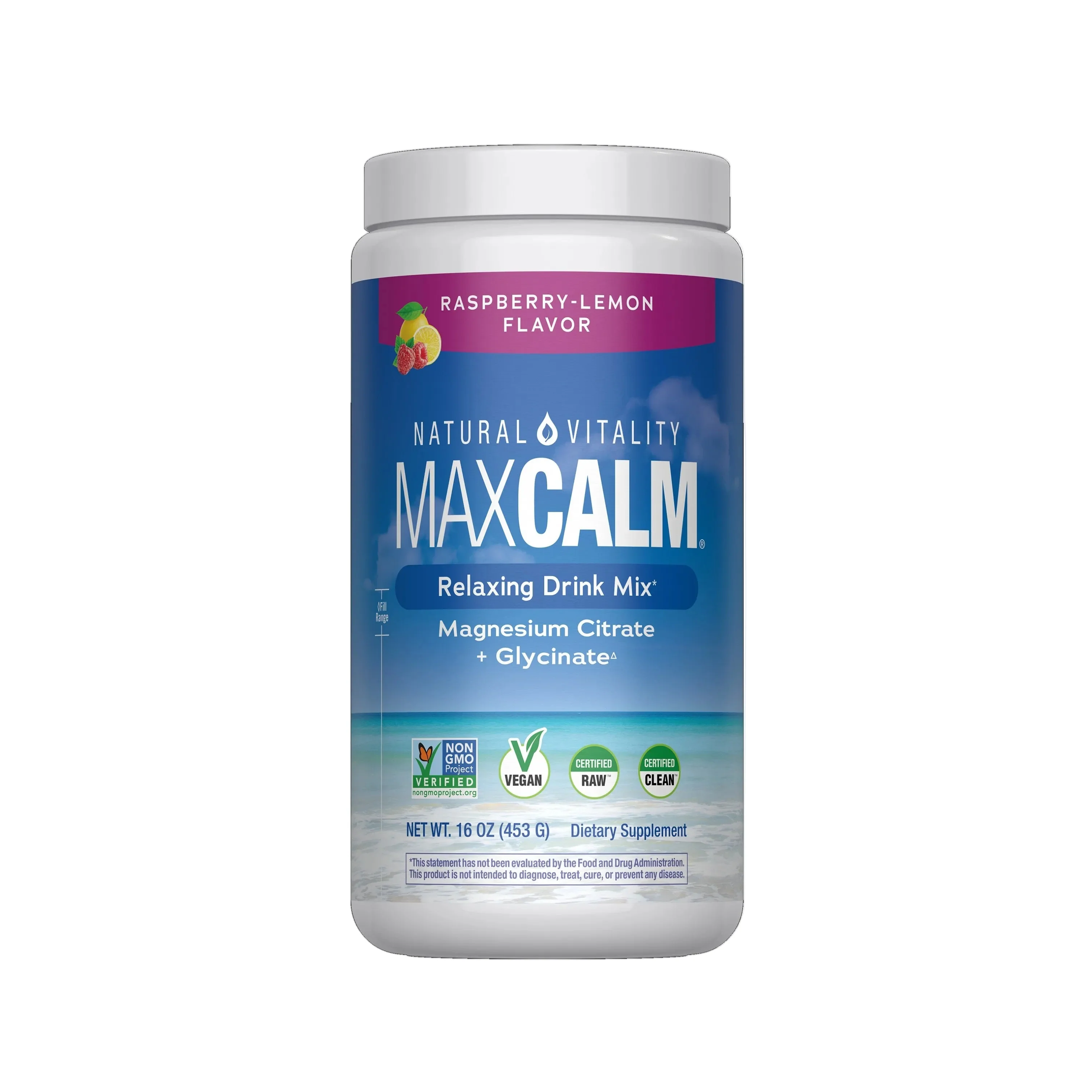 MAXCALM Powder Raspberry-Lemon