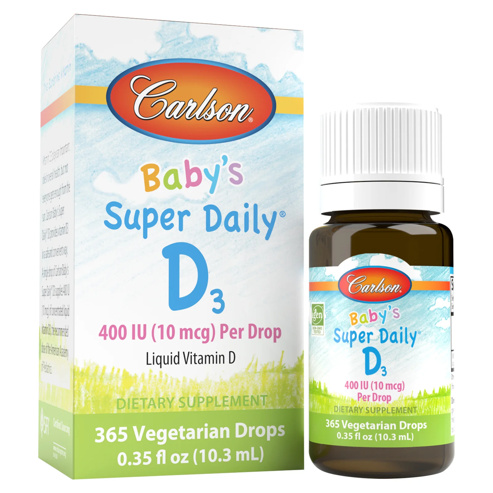 Baby Super Daily D3 - 400 IU per drop