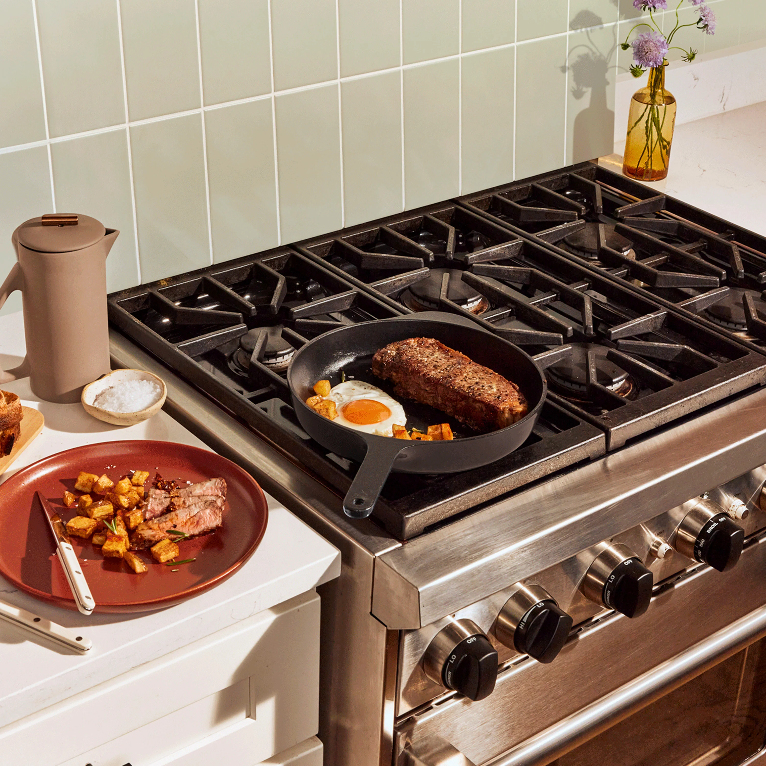 Cast Iron Skillet, 10.5" - Image 14