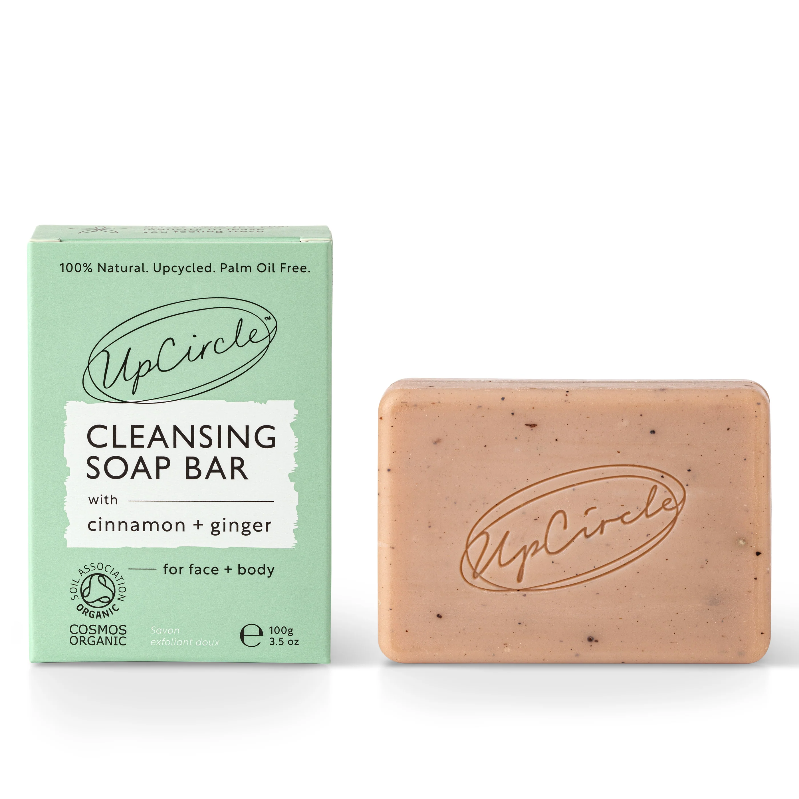 Cleansing Soap Bar with Cinnamon + Ginger