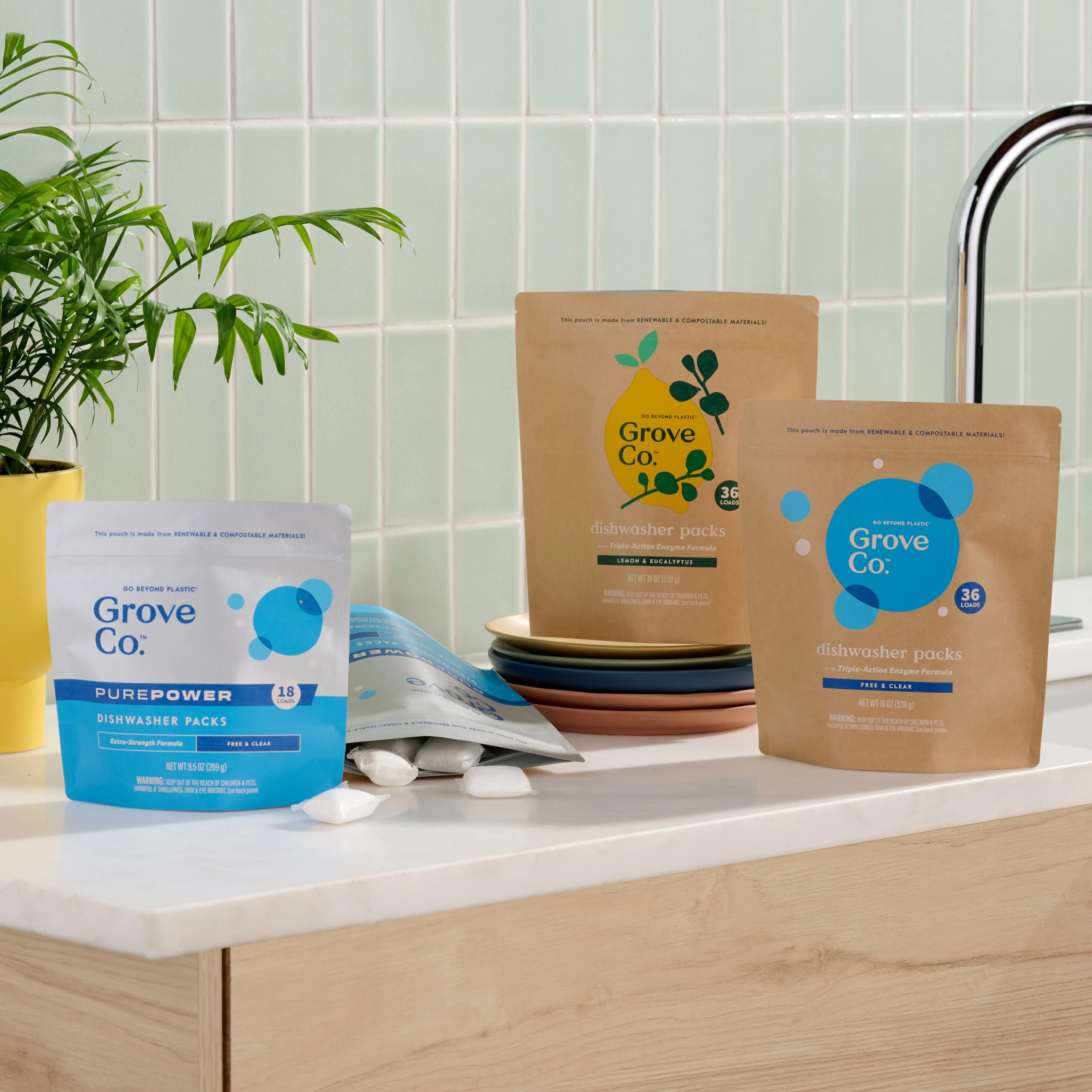 Dishwasher Detergent Packs – Triple-Action Clean - Image 2
