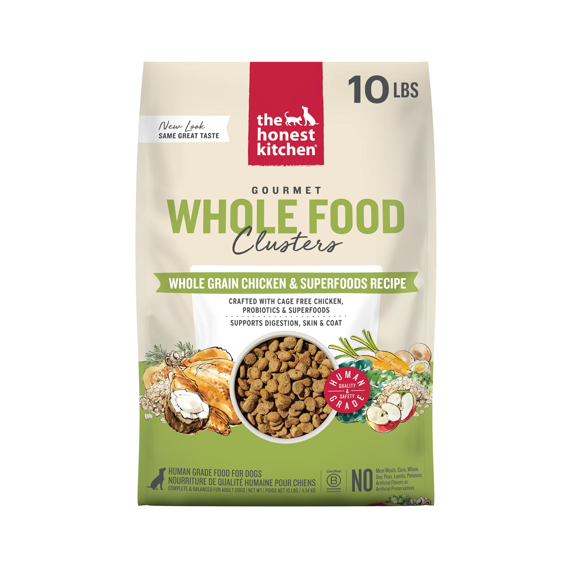 Dry Dog Food, Whole Grain Chicken Whole Food Clusters