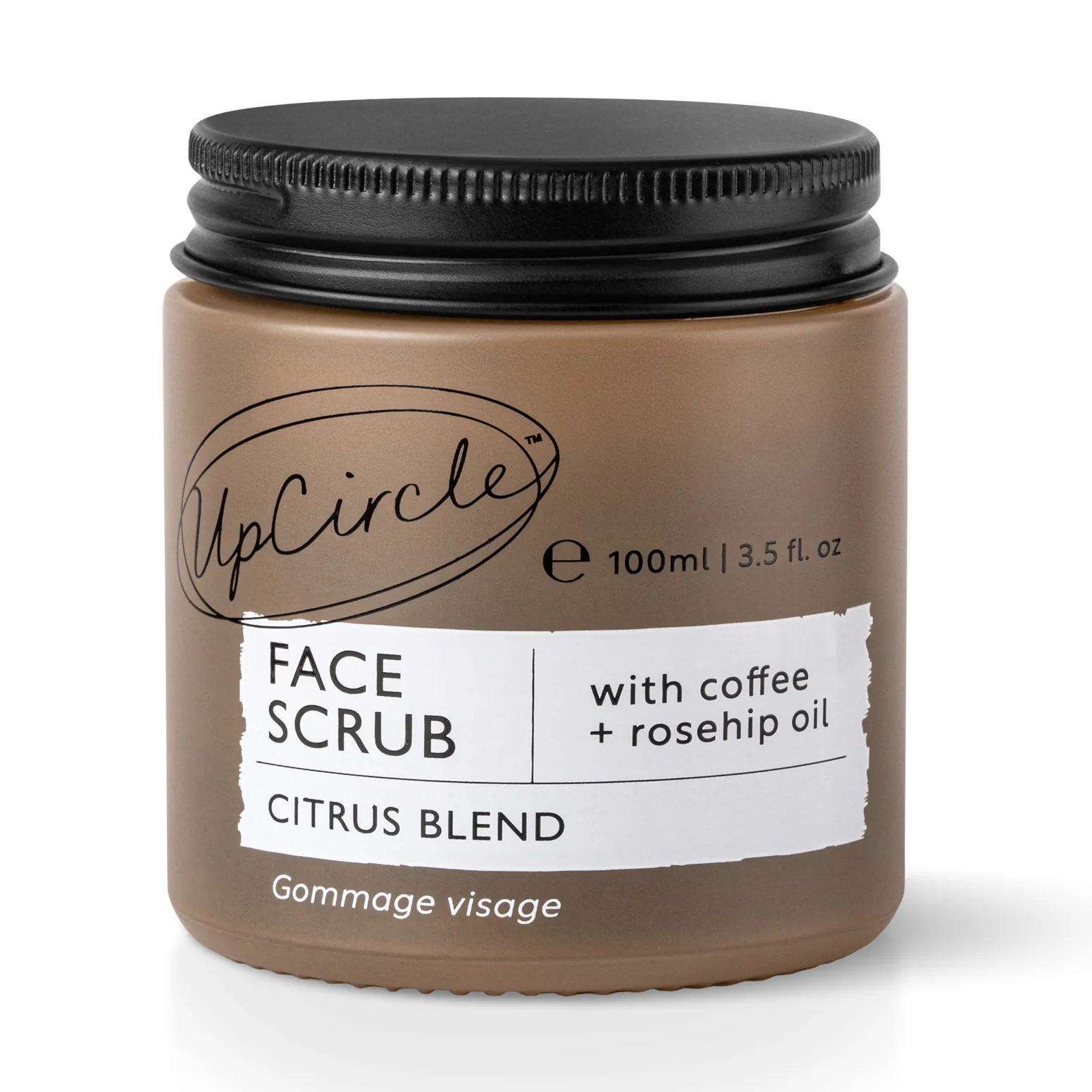 Face Scrub with Coffee + Rosehip Oil - Citrus Blend