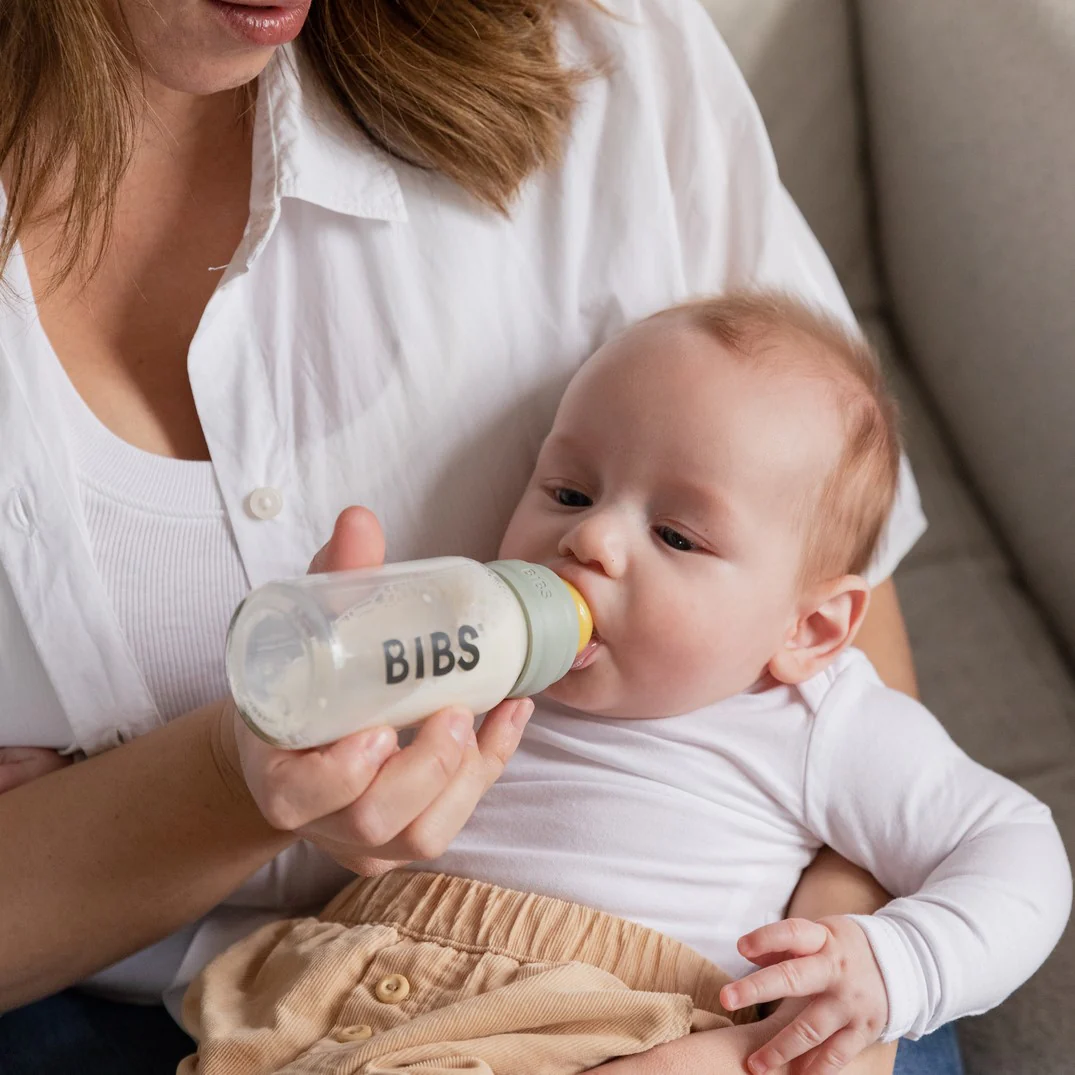 Glass Baby Bottle with Natural Rubber Nipple Set - Slow Flow 0+ Months - Image 22