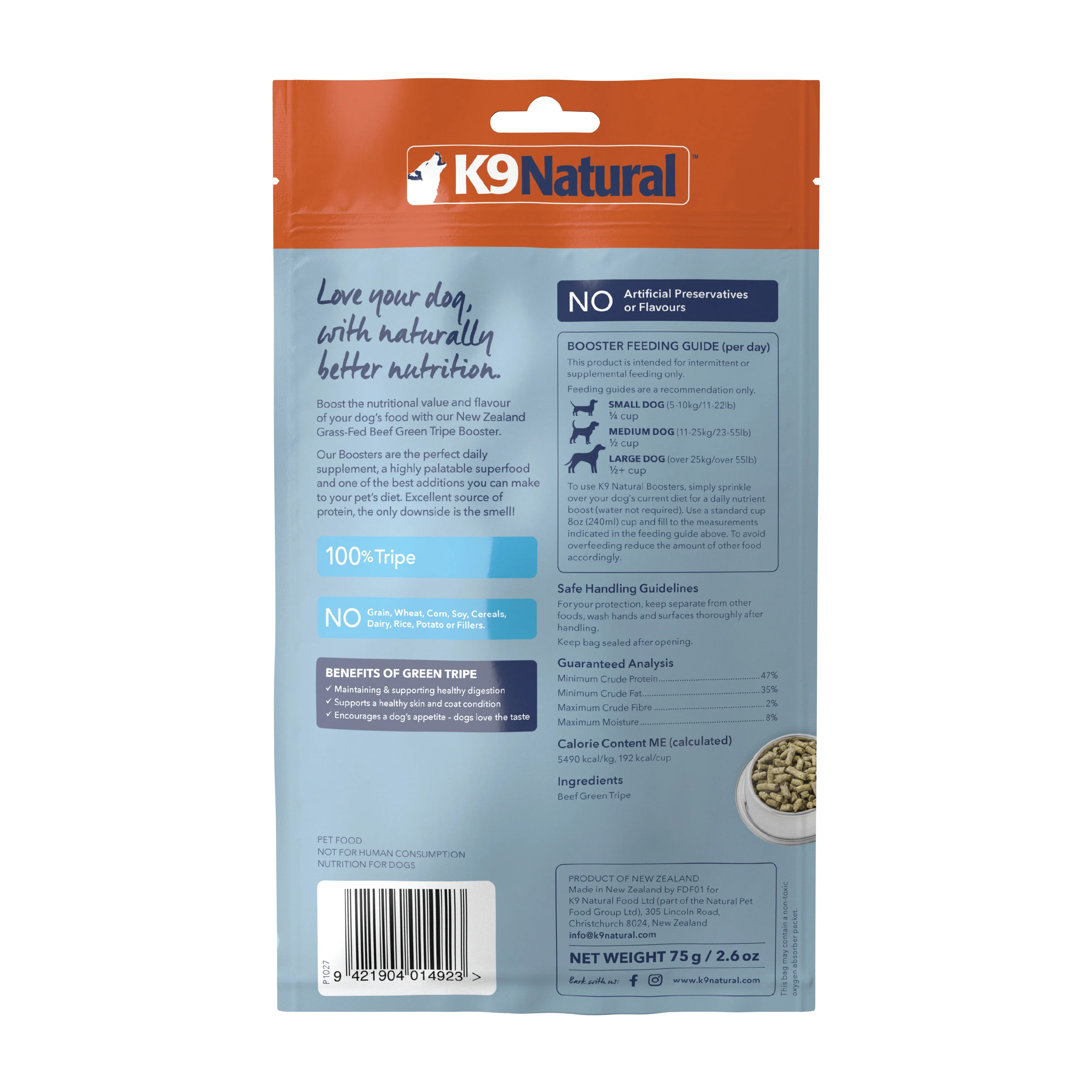 Dog Food Booster - Beef Green Tripe, Freeze-Dried - Image 2