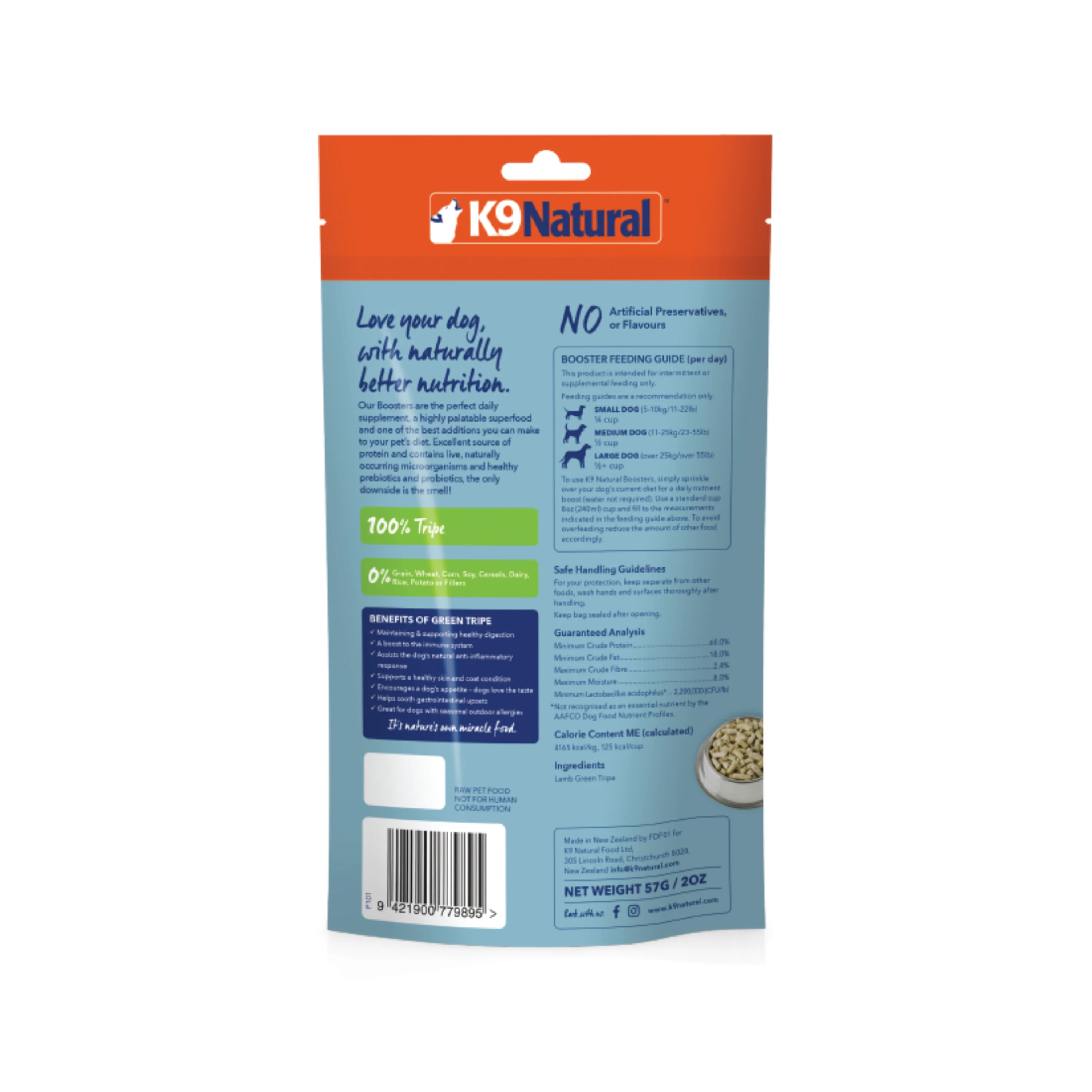 Dog Food Booster - Lamb Green Tripe, Freeze-Dried - Image 2