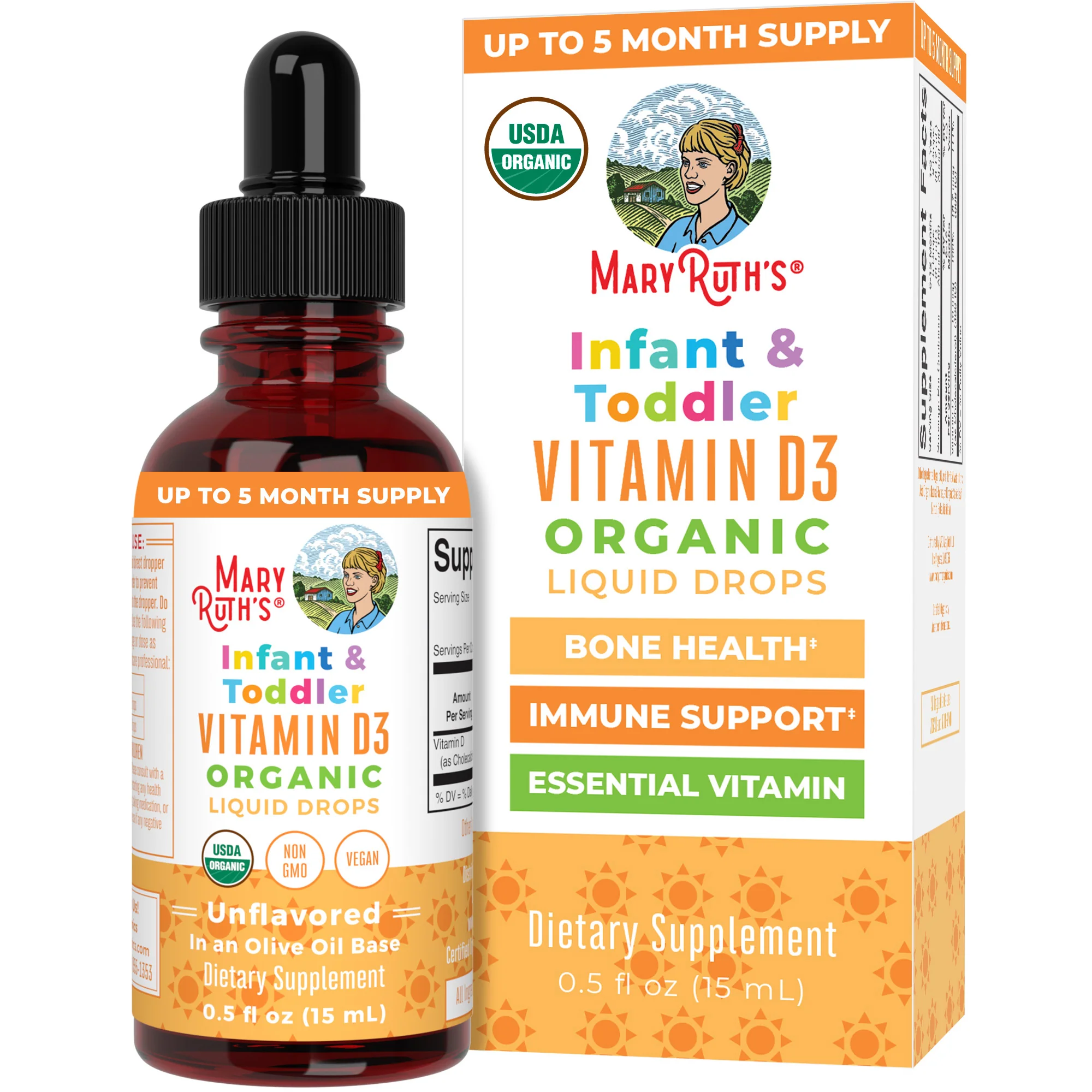 Infant & Toddler Vitamin D3 Drops