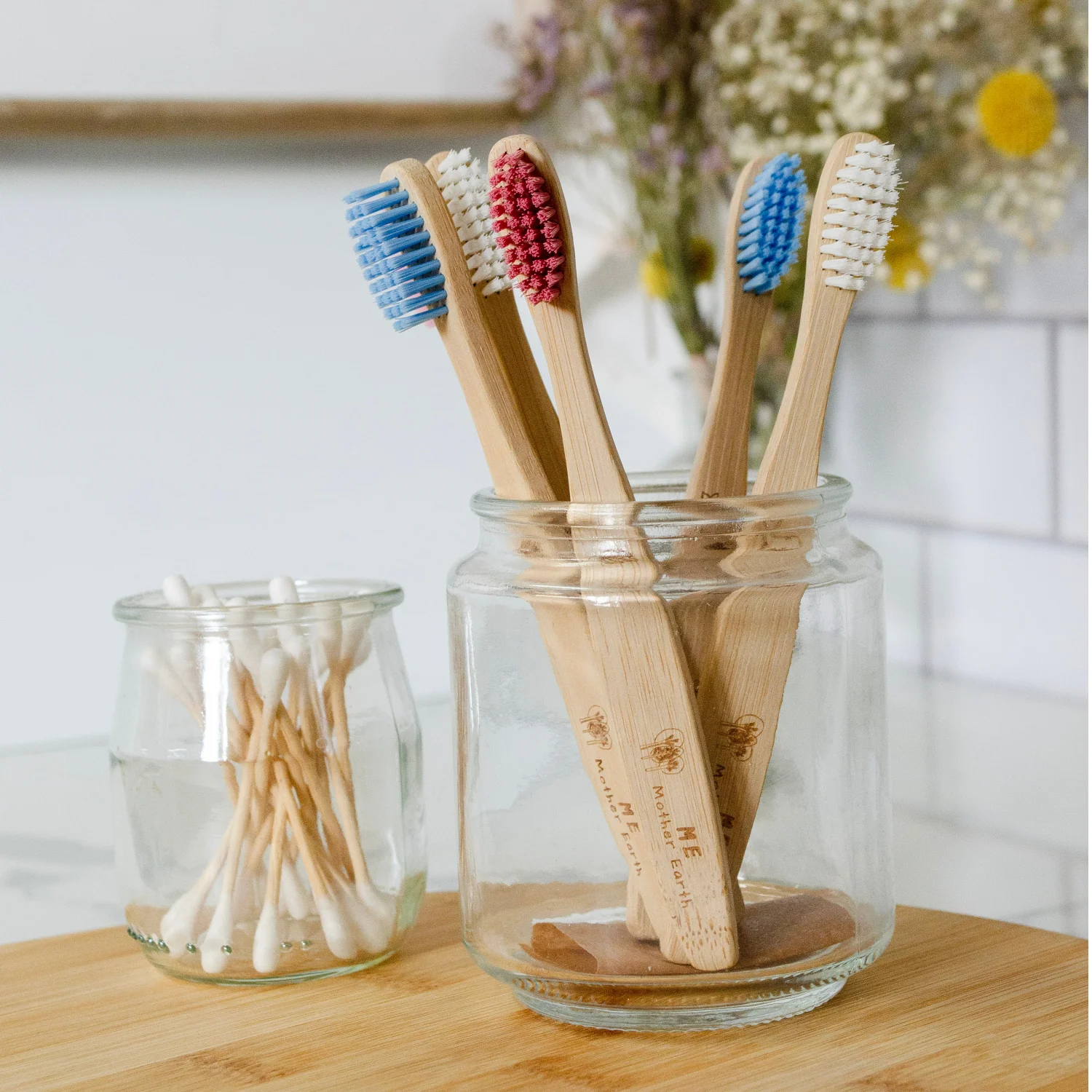 Kids Bamboo Toothbrush with Castor Oil Bristles - Image 6