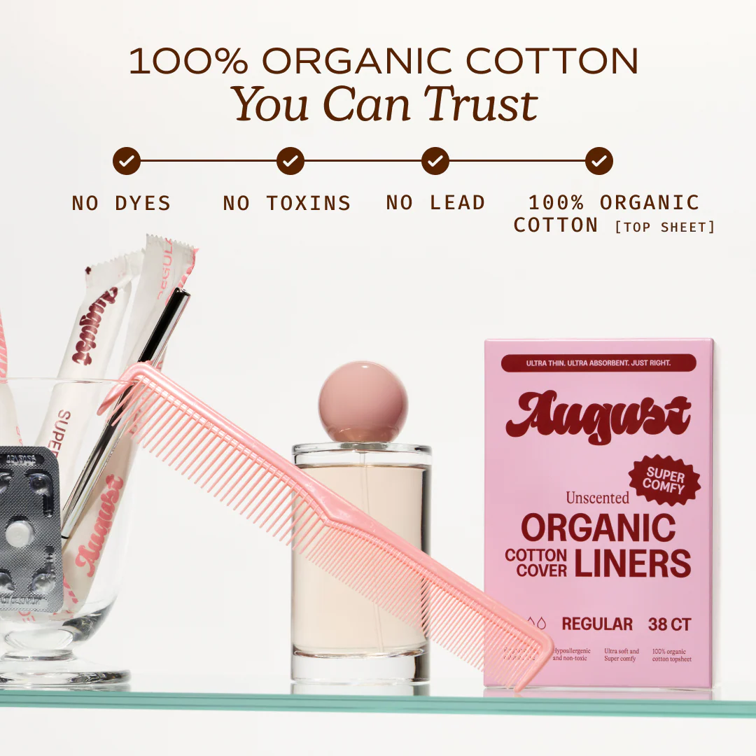 Organic Cotton Panty Liners – Regular - Image 3