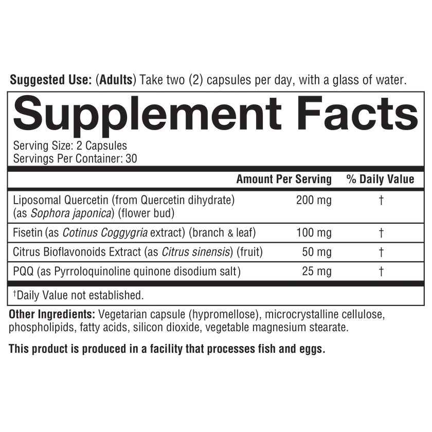 Liposomal Quercetin + Fisetin Capsules - Image 3