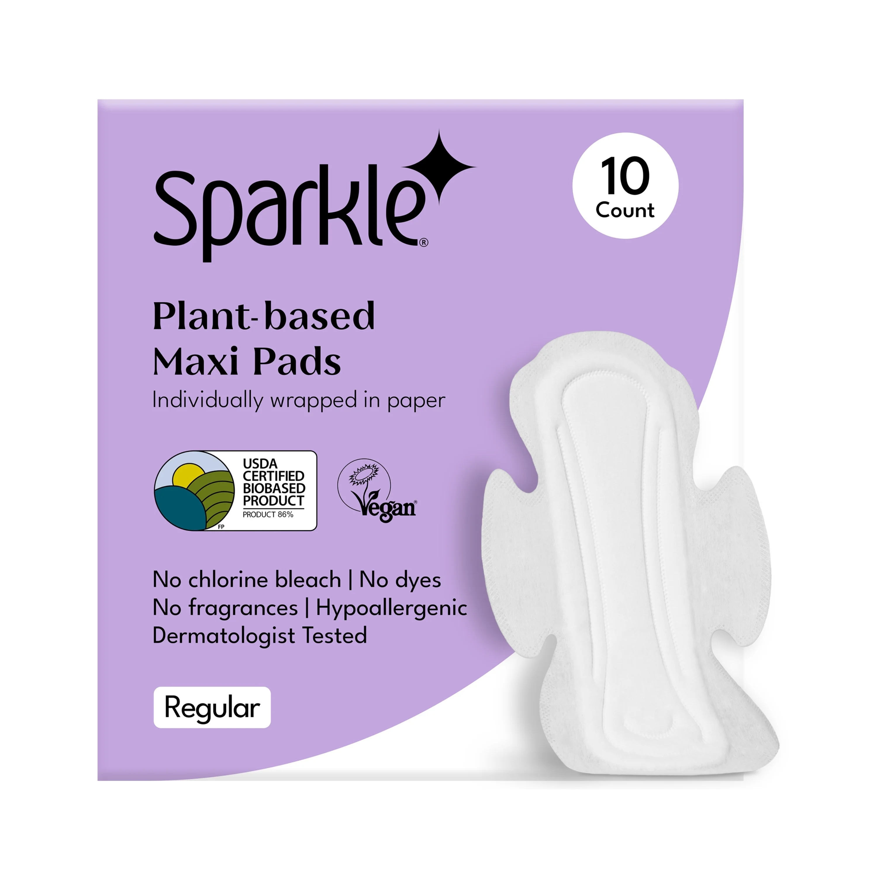 Maxi Pads, With Wings