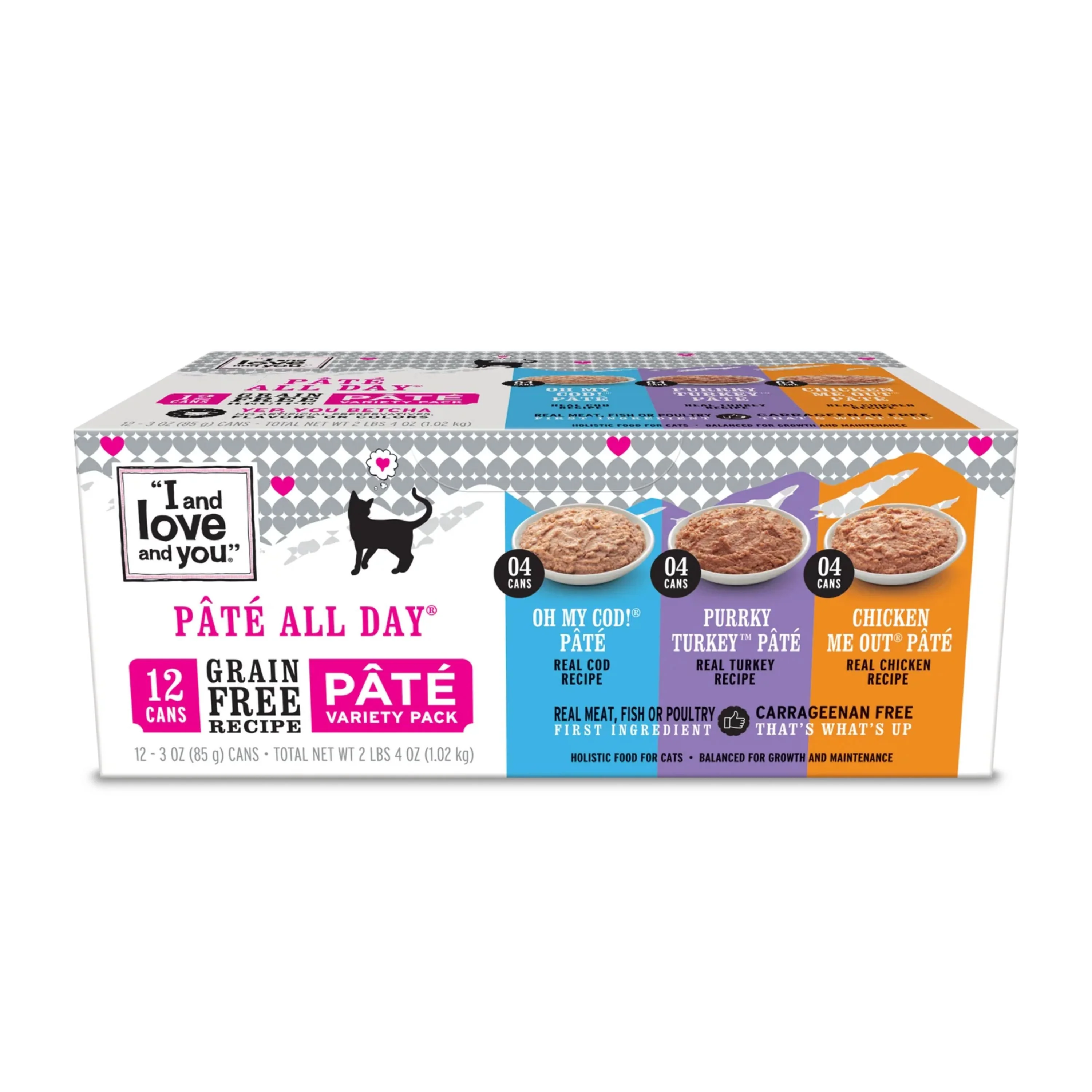 Naked Essentials Cat Food - Paté All Day Variety Pack