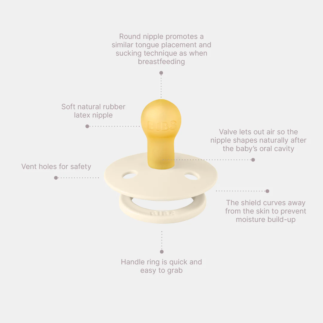 Natural Latex Rubber Pacifier, Size 1 (0-6 Months) - Image 17