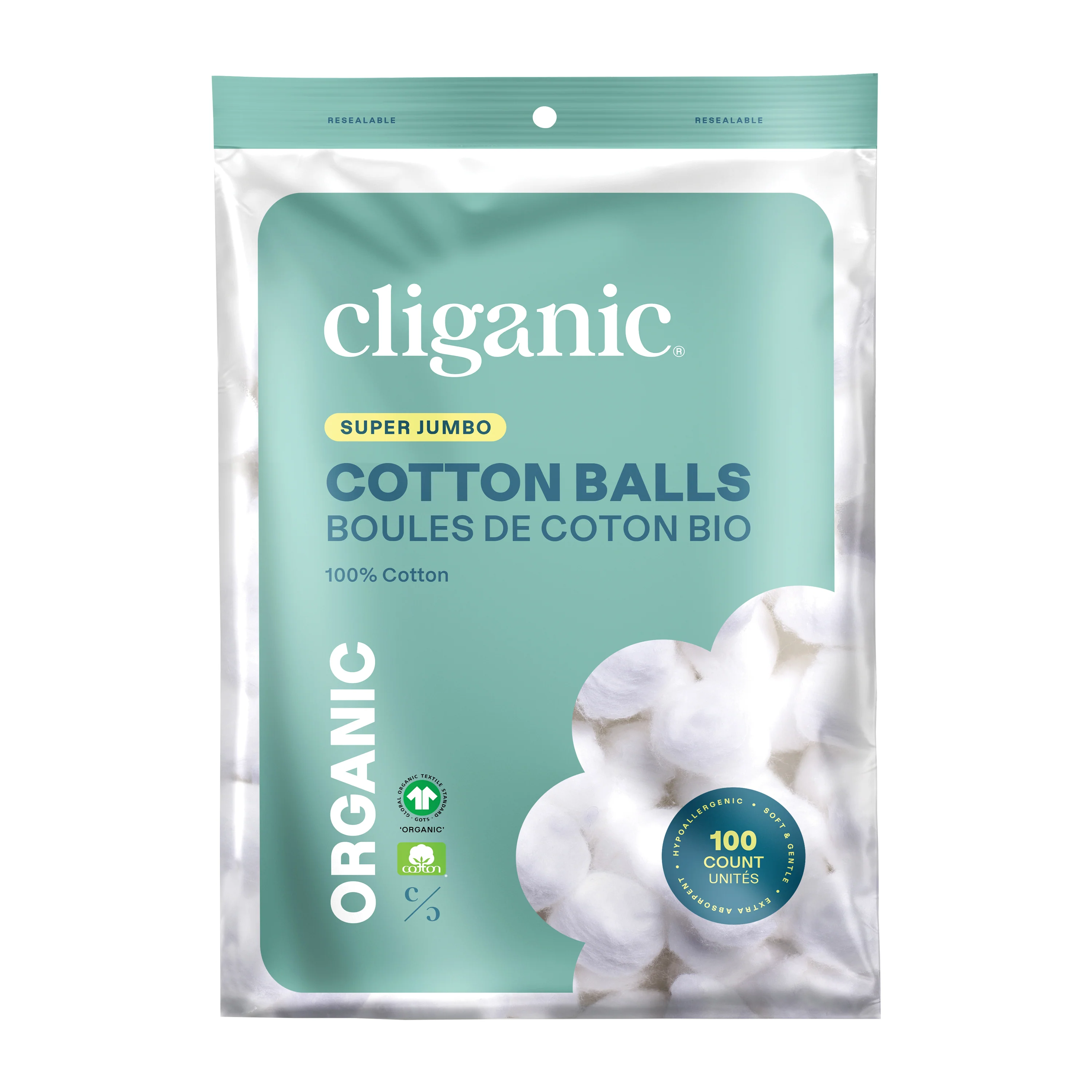 Organic Super Jumbo Cotton Balls