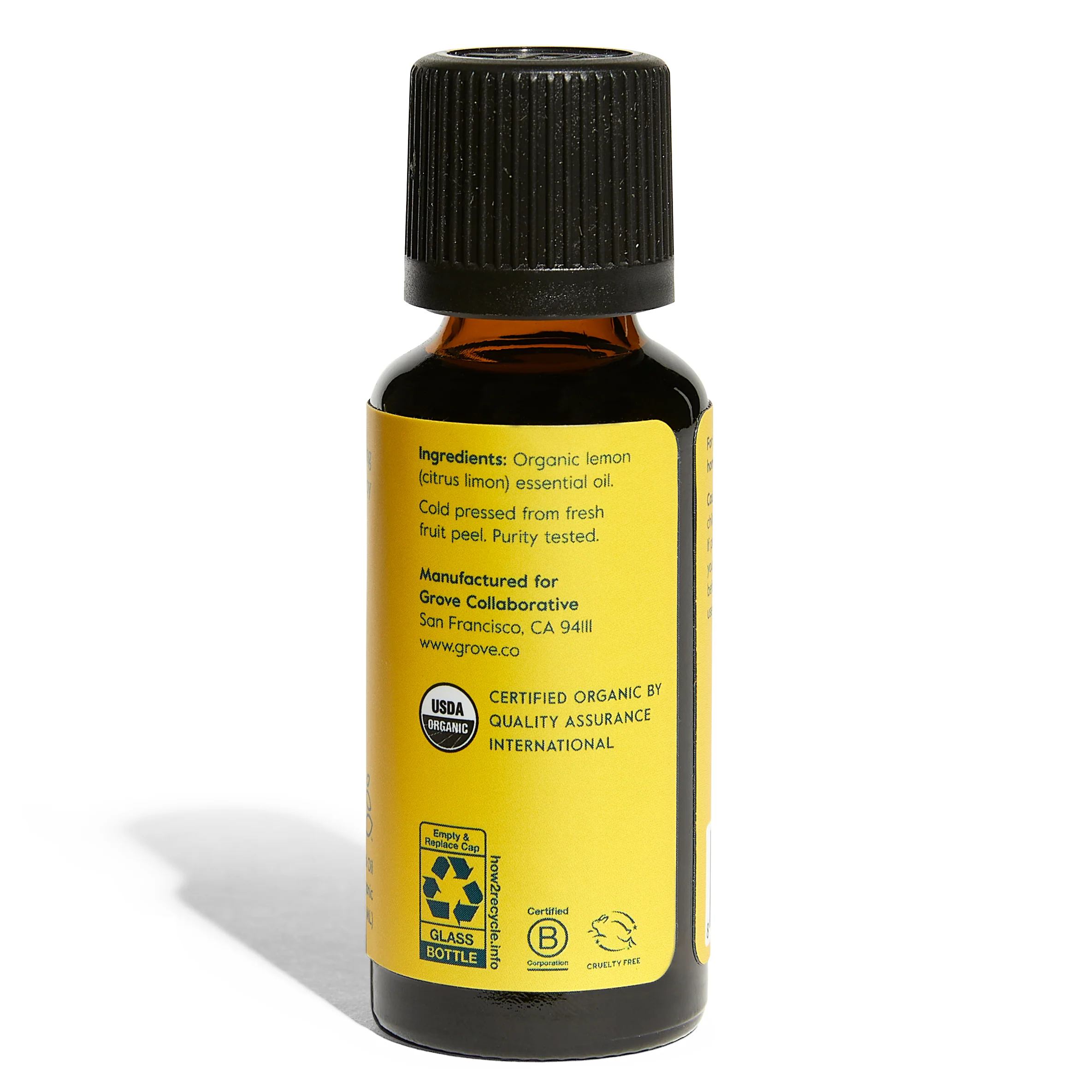 Organic Lemon Essential Oil - Uplifting Aromatherapy - Image 2
