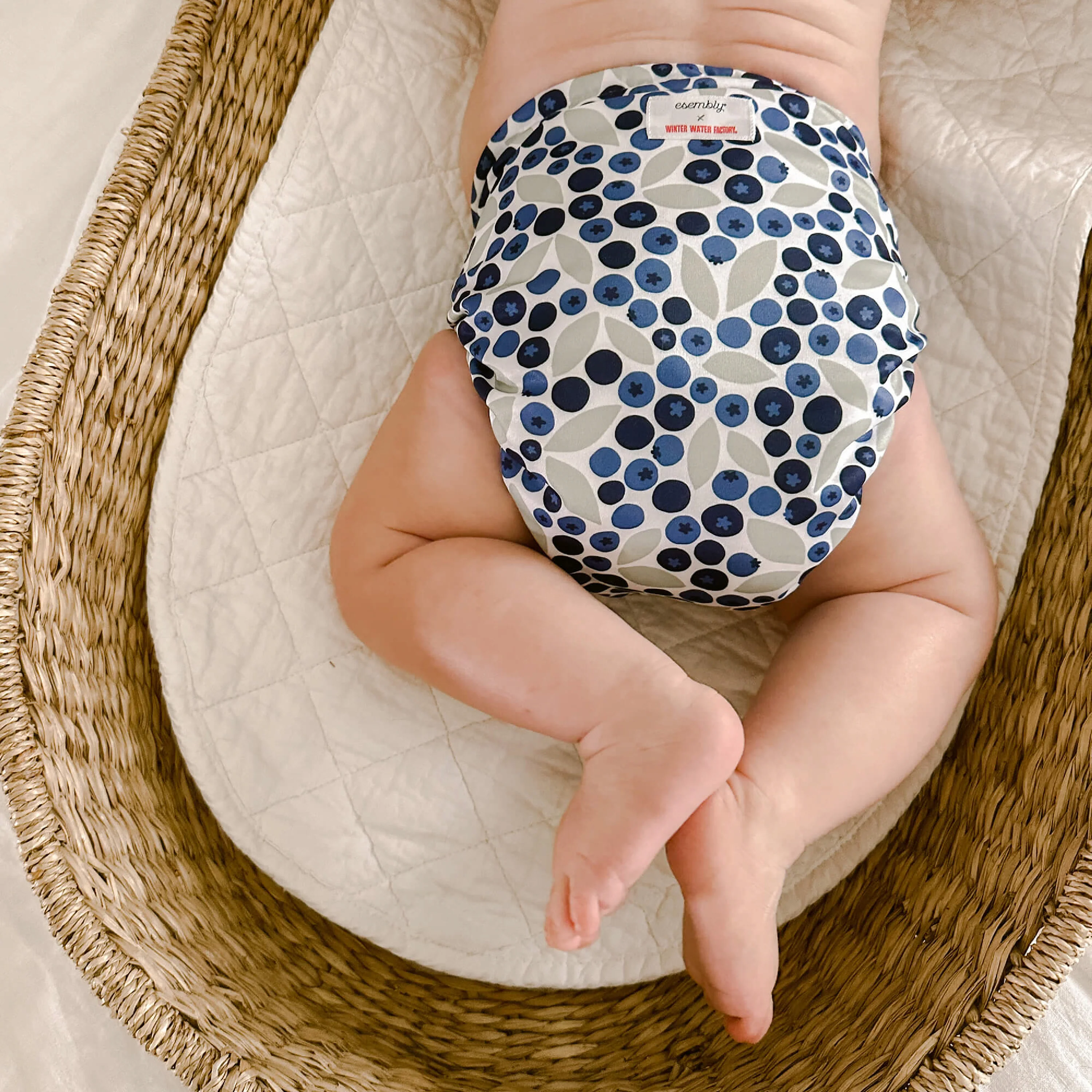 Outer Diaper Cover + Swim Diaper, Size 1, 100% OEKO-TEX Certified Recycled Fabric - Image 16