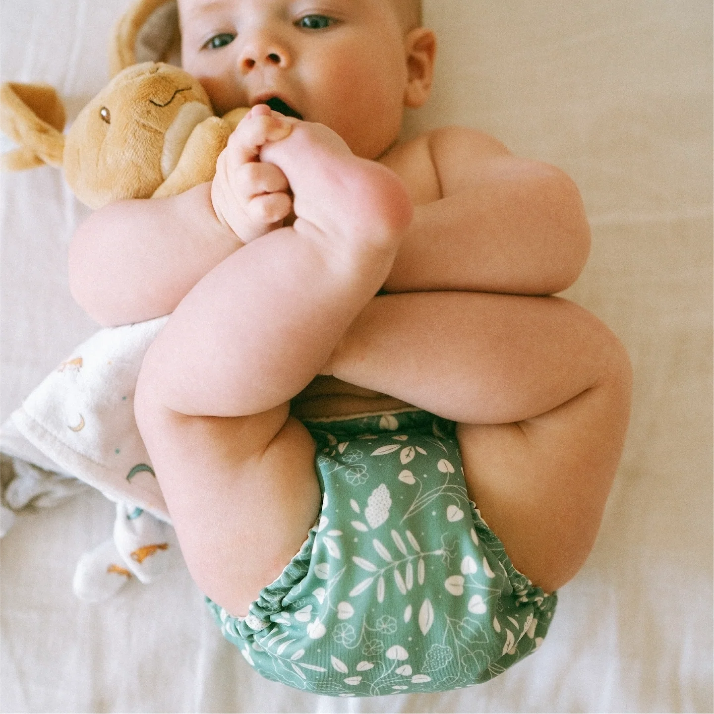 Outer Diaper Cover + Swim Diaper, Size 1, 100% OEKO-TEX Certified Recycled Fabric - Image 76