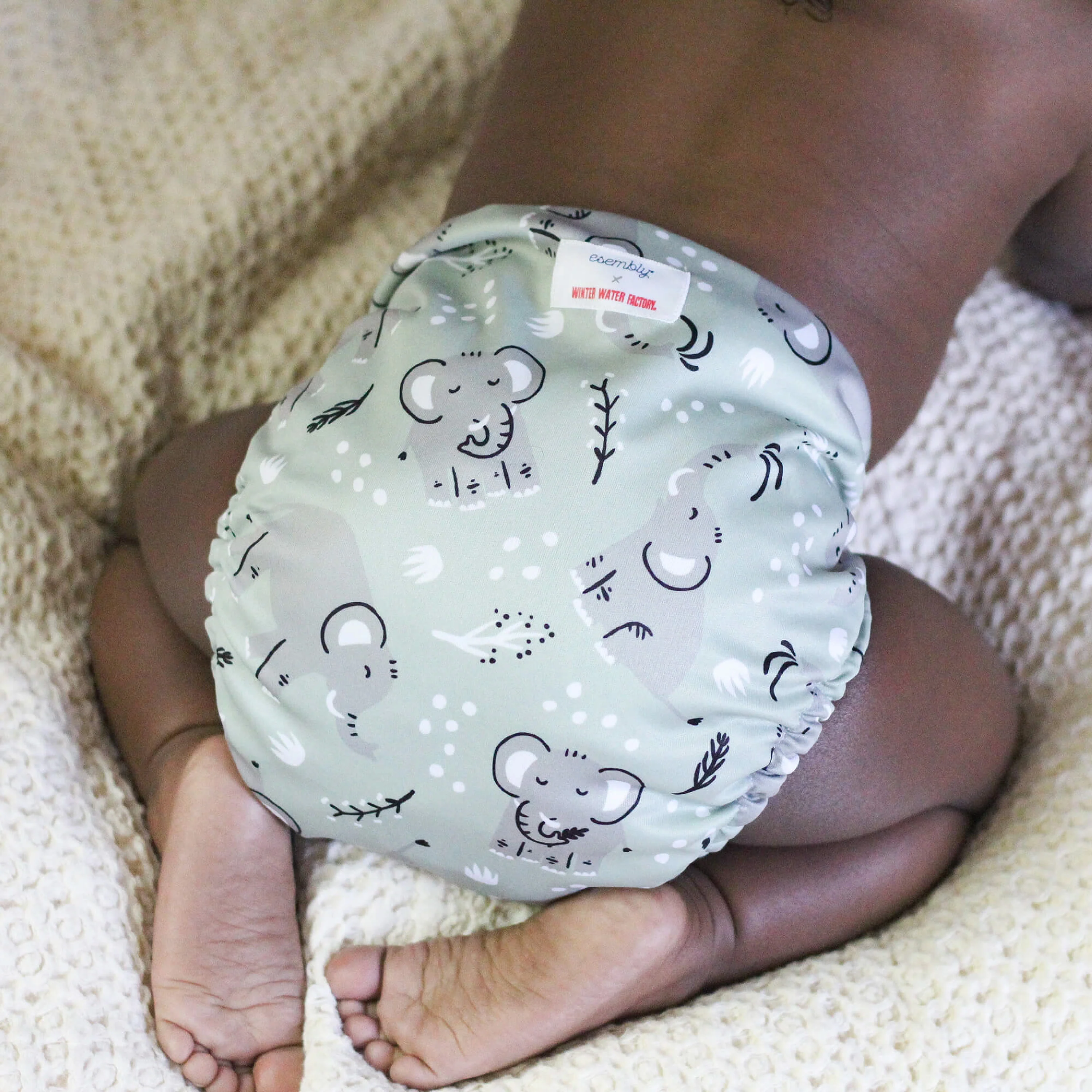 Outer Diaper Cover + Swim Diaper, Size 2, 100% OEKO-TEX Certified Recycled Fabric - Image 23
