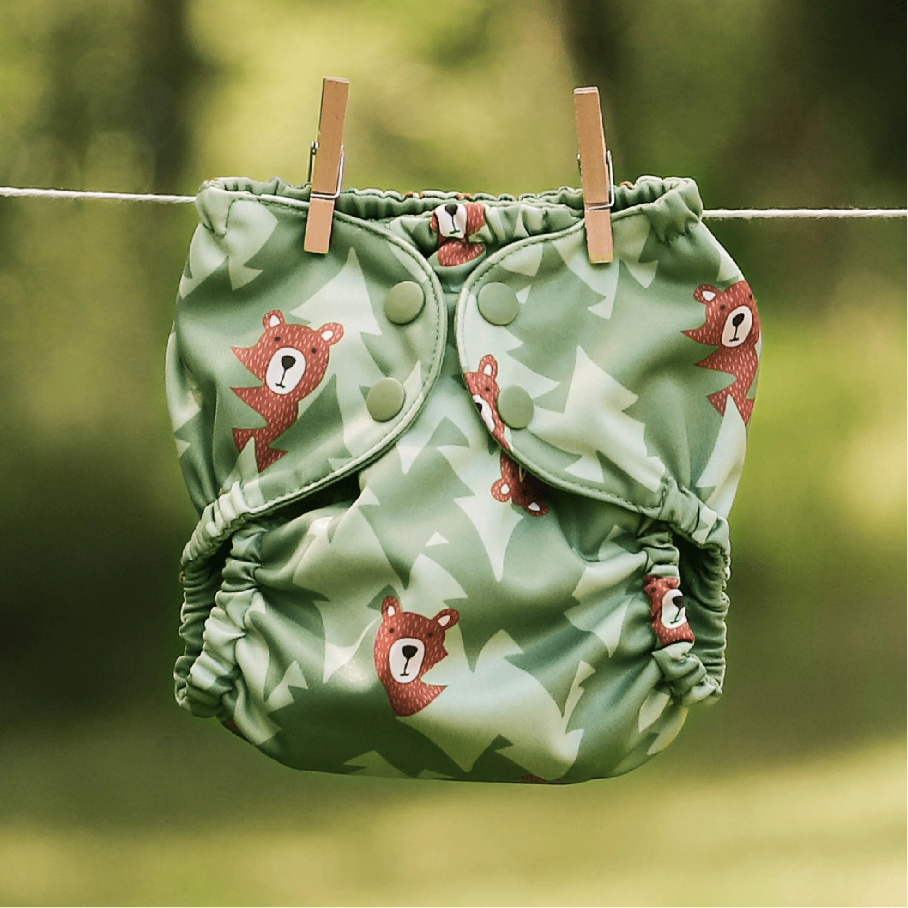 Outer Diaper Cover + Swim Diaper, Size 2, 100% OEKO-TEX Certified Recycled Fabric - Image 29