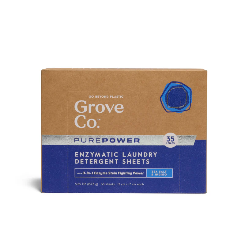 PurePower Enzymatic Laundry Detergent Sheets