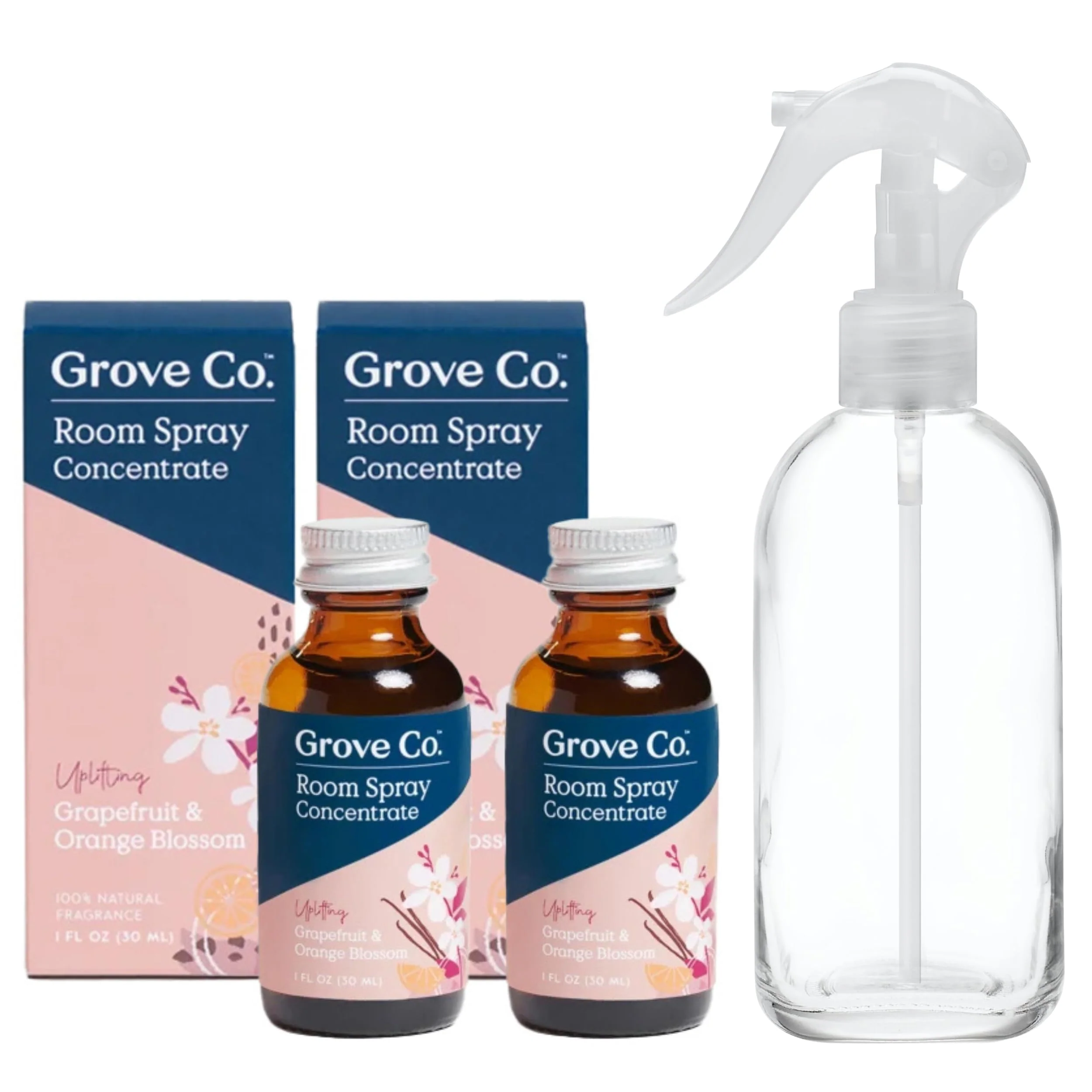Room Spray Starter Pack Bundle - Uplifting Grapefruit & Orange Blossom