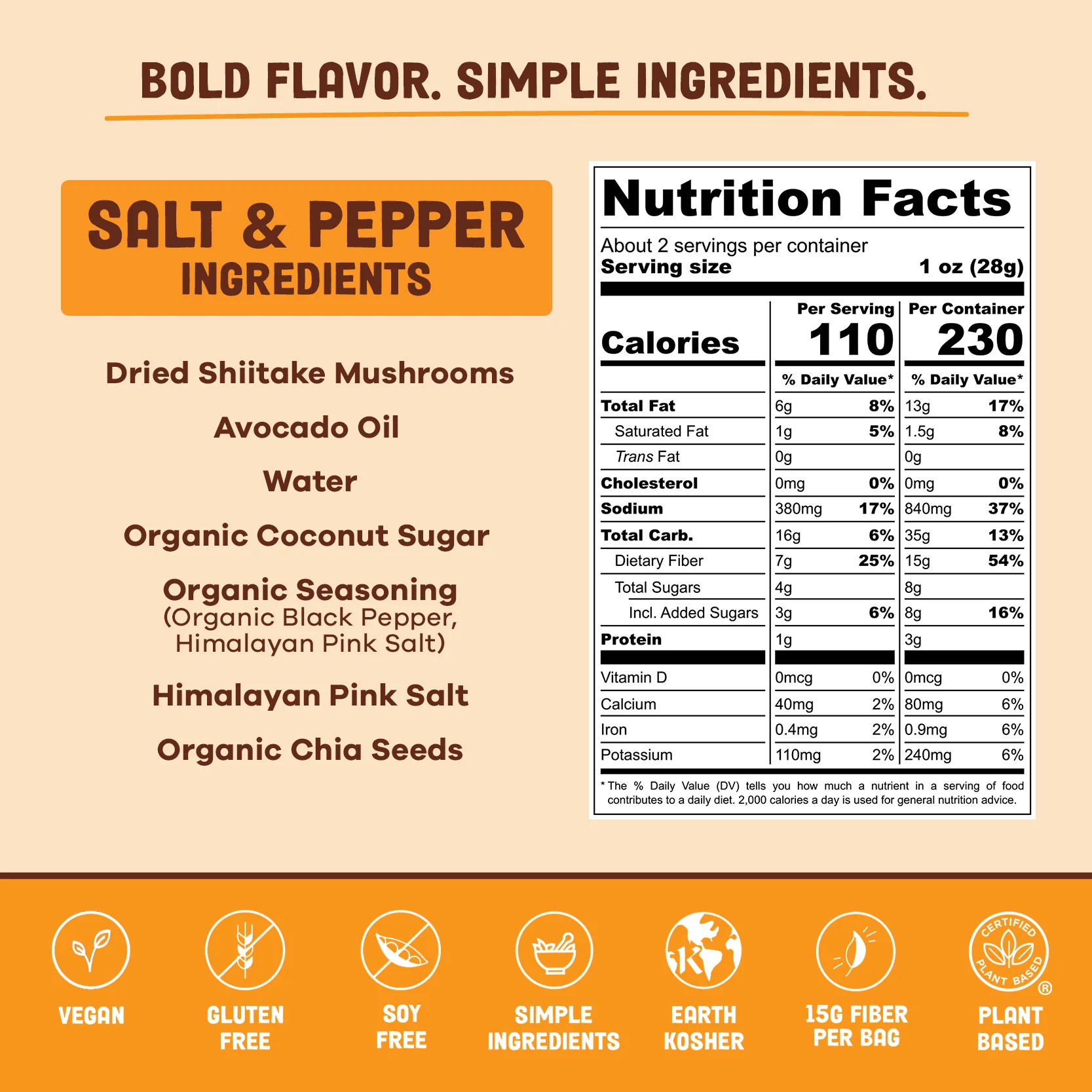 Salt & Pepper Mushroom Jerky - Image 3