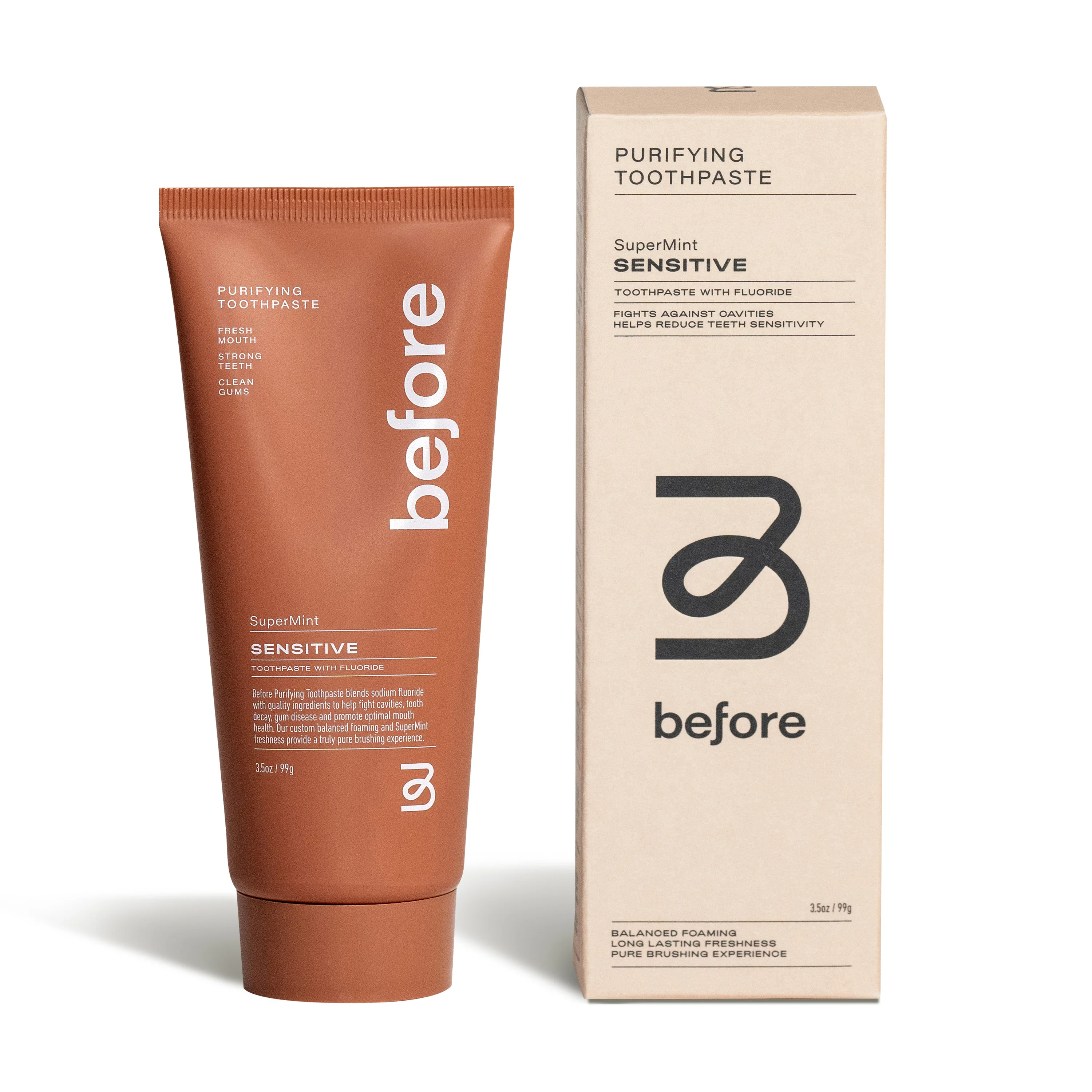 Sensitive Purifying Toothpaste w/ Fluoride, Anti-Cavity