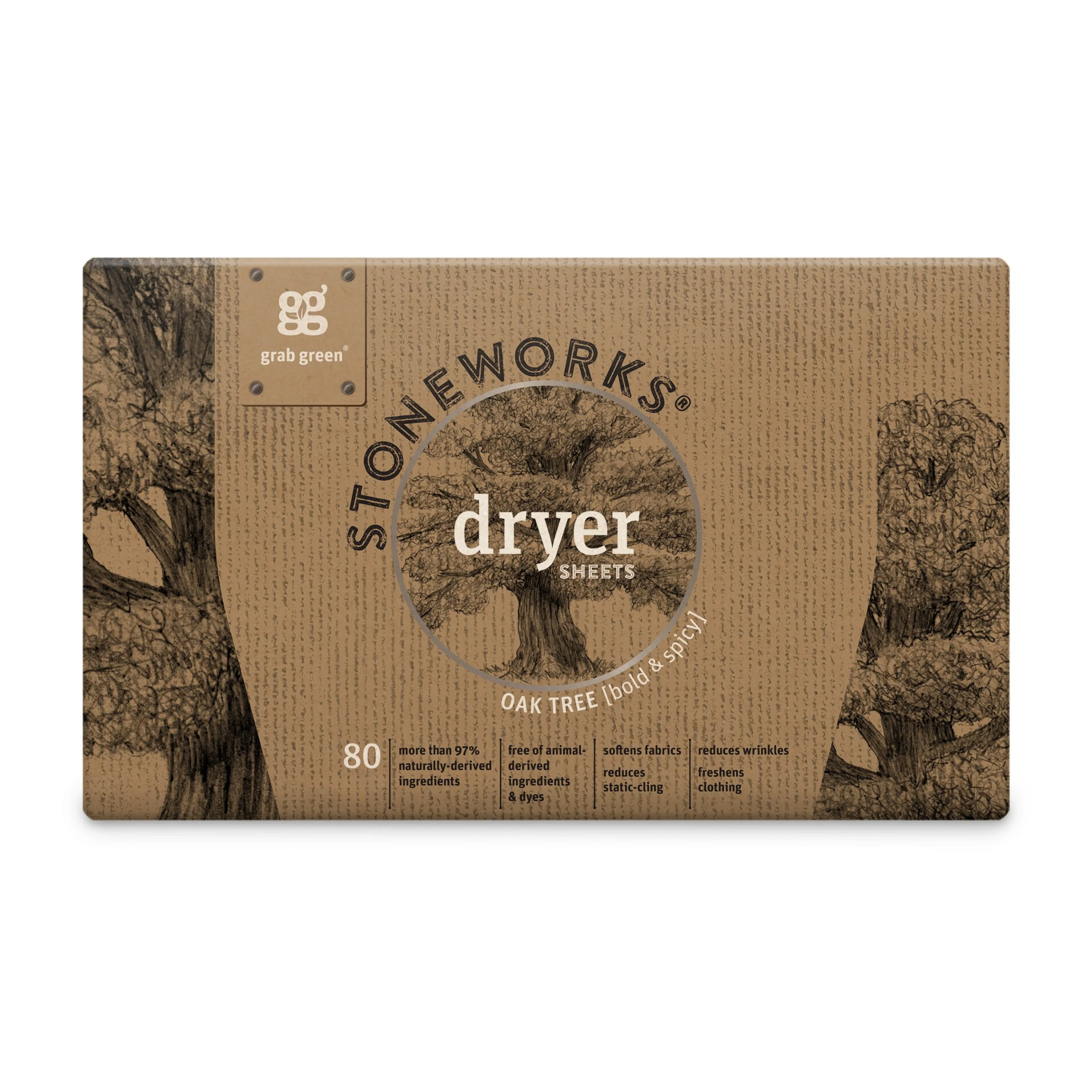 Stoneworks Dryer Sheets - Oak Tree