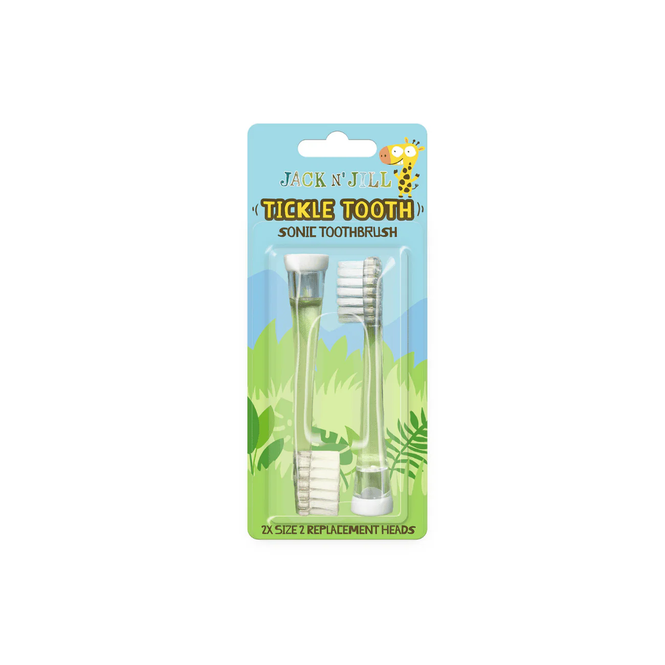 Tickle Tooth Size 2 Replacement Heads