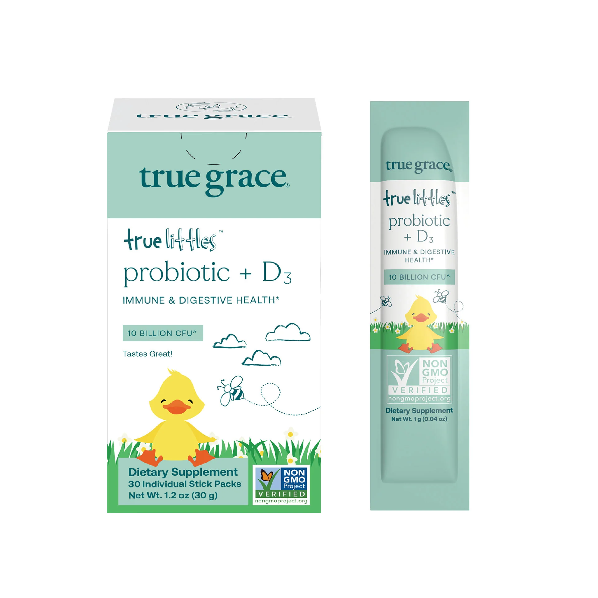 True Littles™ Probiotic + D3 Packets - Immune & Digestive Health*