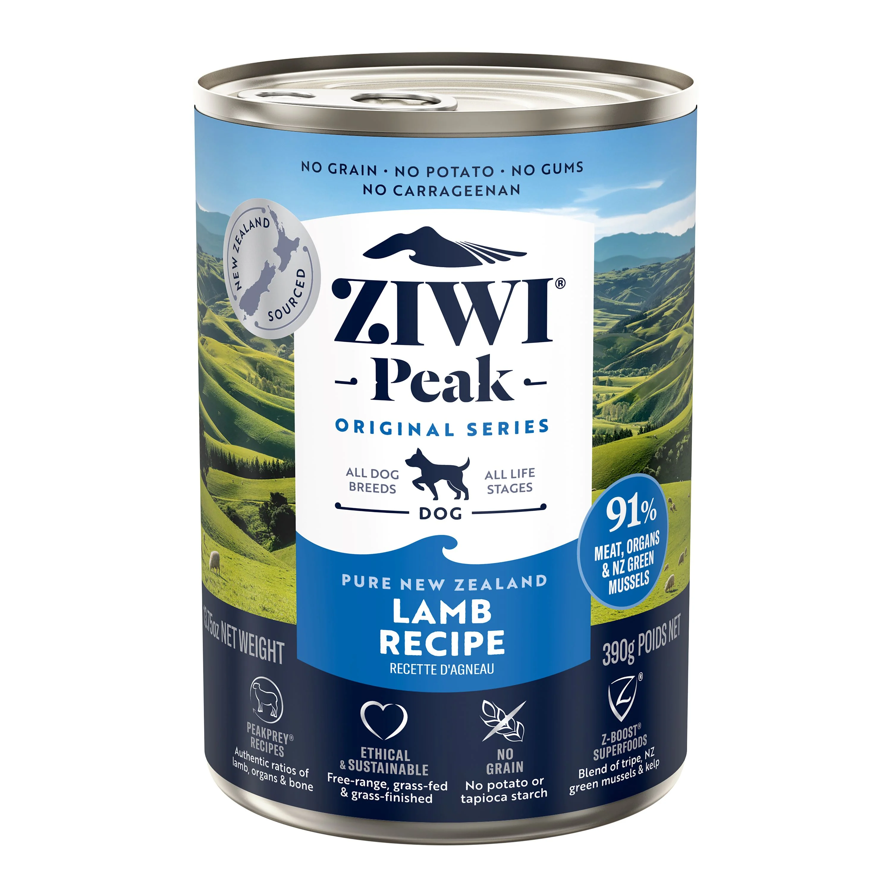 Canned Wet Dog Food – All Natural, High Protein, Grain Free, Limited Ingredient, with Superfoods