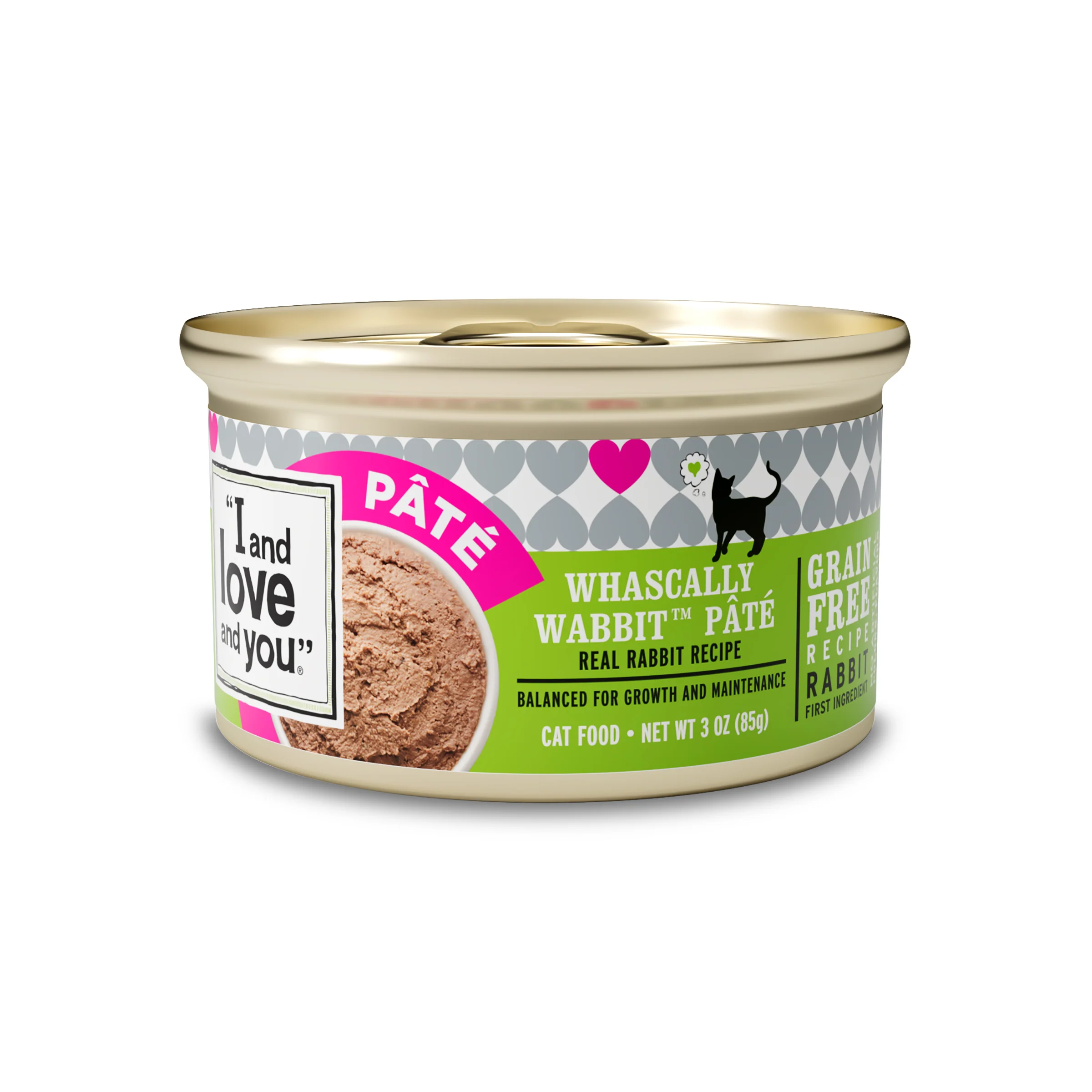 Whascally Wabbit Pâté - Rabbit Recipe, Grain Free, Filler Free, 3 oz